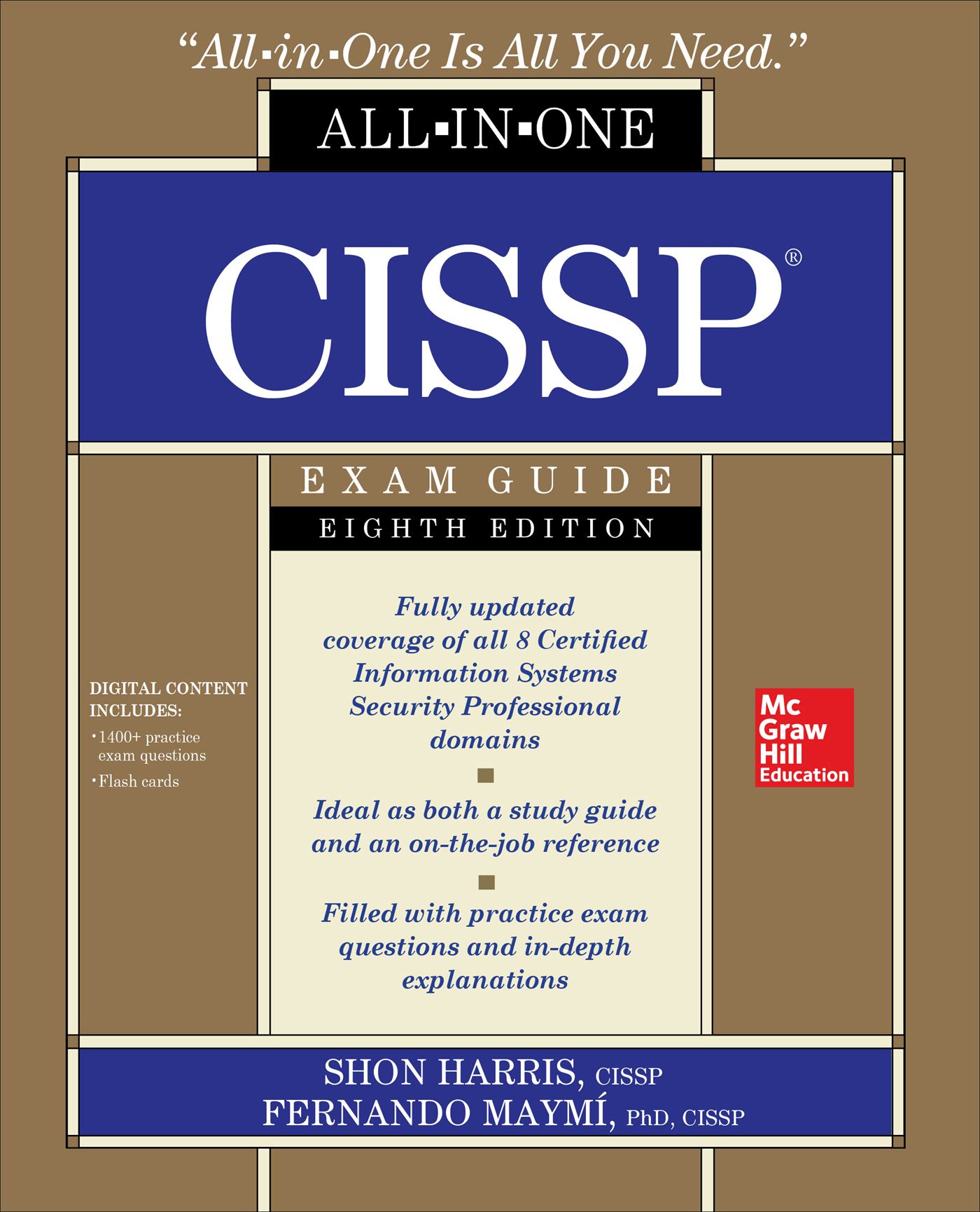 CISSP All-in-One Exam Guide Eighth Edition 997812601426489