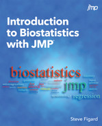 Introduction to Biostatistics with JMP 997816352671819