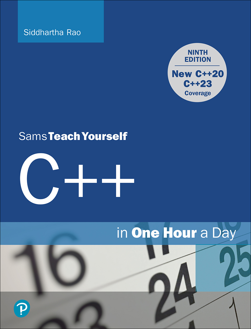 Sams Teach Yourself C__ in One Hour a Day 9th Edition 997801373346749