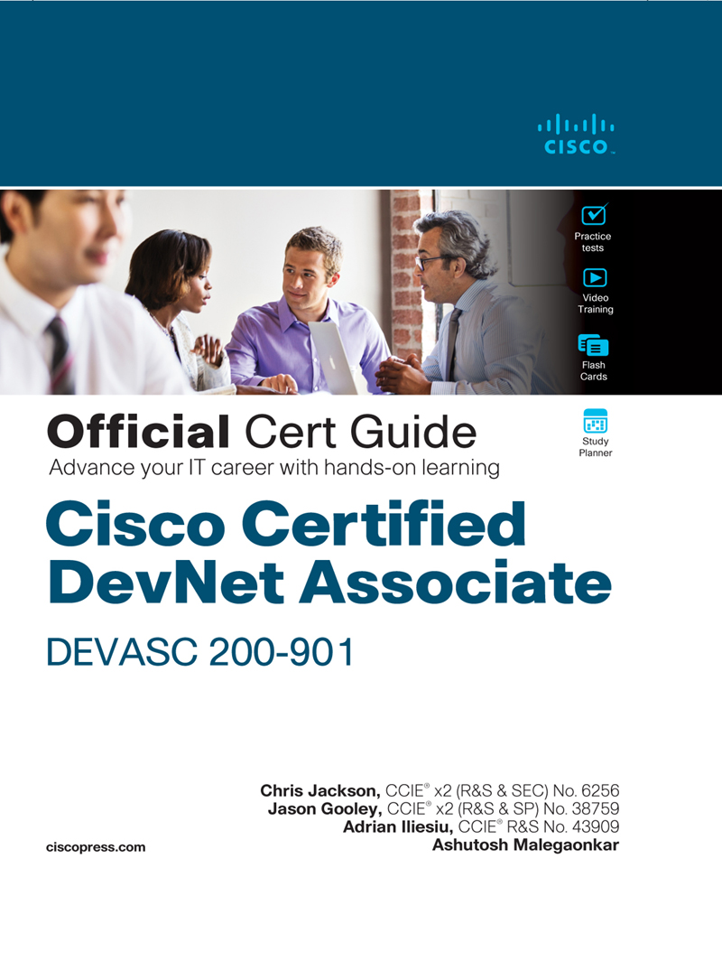 Cisco Certified DevNet Associate DEVASC 200-901 Official Cert Guide 997801366773149