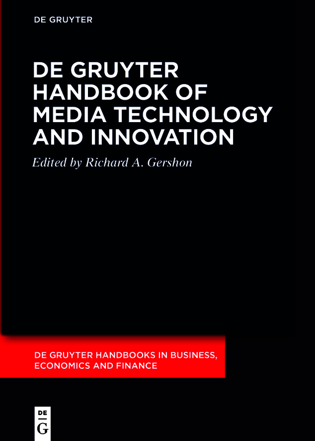 De Gruyter Handbook of Media Technology and Innovation (for dasgfsdg dgafdasg)